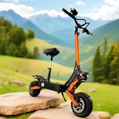 USA Stock 60v 6000w 30ah 50MPH Fast Speed Dual Motor Adult Electric Scooter