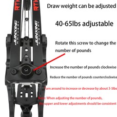 Compound Bow Dual-Use Steel Ball Arrow 40-65lbs Short Axis Archery Hunting RH LH