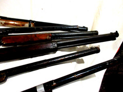 Vintage Daisy BB Rifle Lot Selling for Parts 2-111B/94/36/102 & Red Ryder