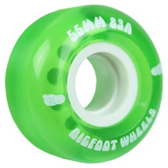 Bigfoot Skateboard Wheels 55mm 83A Soft Cruiser Filmer Wheels Green (Set of 4)