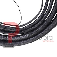Genuine Kangaroo Black Leather Bullwhip 04 Feet Long 16 Plaits Heavy Duty
