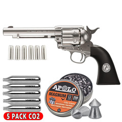 Colt Peacemaker .177 Cal Pellet Pistol Full Metal Airgun + Pellets, CO2 – Umarex