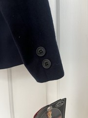 NWT Devon-aire Equi-fit Navy Blue English Horse Riding Show Hunt Coat Womens 6-8