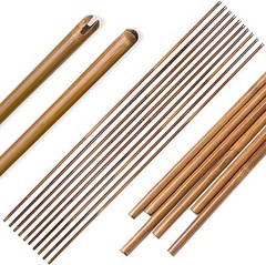 50X Hunting Bamboo Nock Shafts 39in 40-60lbs Archery DIY Hunting Arrows Recurve