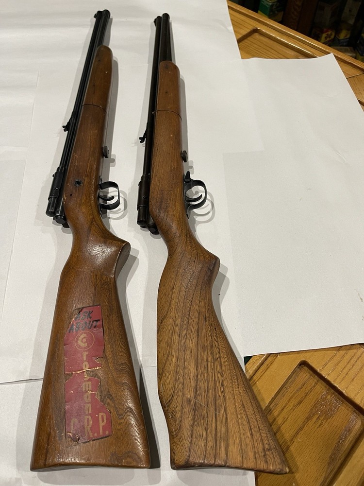Vintage Crosman Model 140 .22 Cal Pellet Air Rifle’s Lot Of 2 “Not Tested”