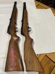 Vintage Crosman Model 140 .22 Cal Pellet Air Rifle’s Lot Of 2 “Not Tested”