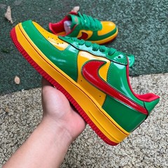 NK AIRFORCE 1 Low Lil Yachty Concrete Boys Lucky Green IH4383-300 Men’s Size