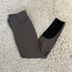 Women’s Size IT46 Grey Equiline Knee Patch Horseback Riding Breeches