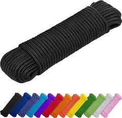 Heavy-Duty 90FT Polypropylene Rope: Waterproof & UV Resistant for Outdoors