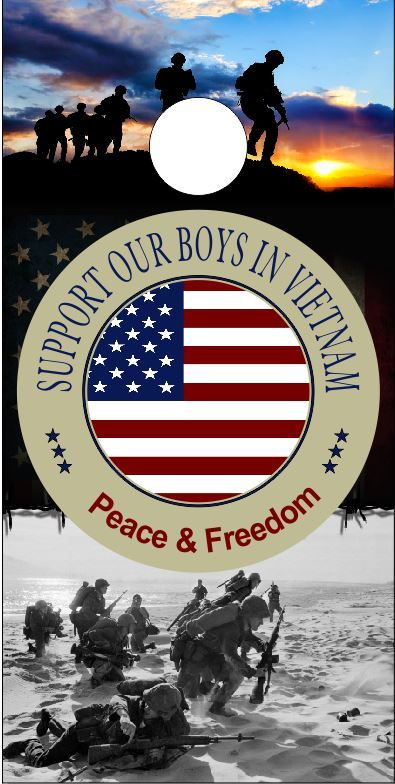 Vietnam Vets Flag LAMINATED Cornhole Wrap Bag Toss Skin Decal Sticker