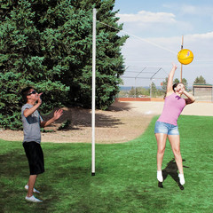 Tetherball Game Set – Classic and Original – Soft-Touch Tether Ball with 2 Durab