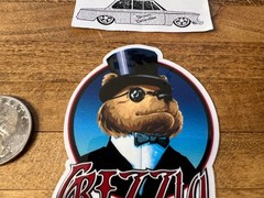 Grizzly Griptape Gentleman Bear Sticker Torey Pudwill Skateboarding Supreme