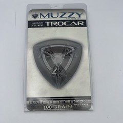 1 pack Muzzy 3 BLADE Trocar 100 Grain Archery Hunting Fixed Broadhead