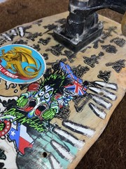 1988s DOGTOWN Aaron Murray “Fingers” Waves And Dolphins Skateboard