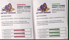 Spot Hogg Extended Range Hogg Mobb Bow Sight Tapes – RED OR GREEN