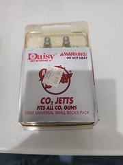 Vintage Daisy Quick Silver CO2 Jetts 12g Cartridges 2 Packs 9 Total NOS