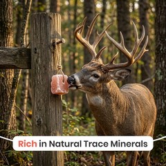 Salt Lick Himalayan Pink Salt Lick Block 5-6lb For Horses Deer & Animals 1 to 12