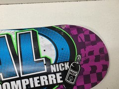 RARE Nick Dompierre Real Skateboard Deck DOUBLE SIDED