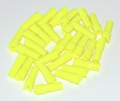6-30 Pc Crossbow Yellow Half Moon Nocks 7.6mm Carbon Shafts .300 -.303 Press Fit