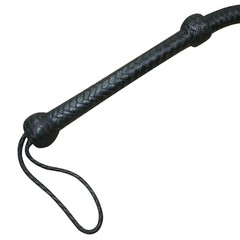 Genuine Cow Leather 04 Feet Long 12 Plaits Weaving Bull Whip Heavy Duty Whip