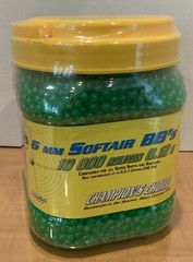 6mm Softair BBs 10,000 Rounds 0.12G for all Super Softs or Softairs NEW / SEALED
