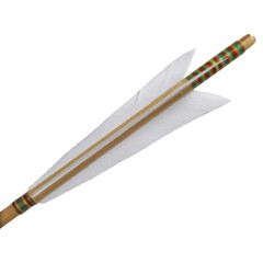 12Pcs 33″ Wooden Arrows Turkey Feather Recurve Bow Traditional Sp 500