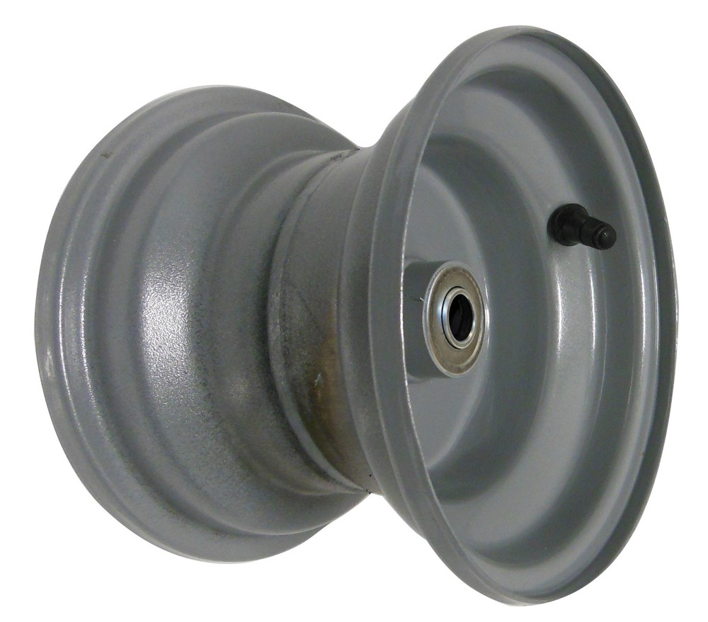6″ x 4-1/2″ Floater Wheel No Offset Front Steel Rim | 5/8″ Bearing Go Kart