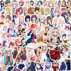200 Pcs Sexy Anime Girl Stickers Waterproof Kawaii Girl Stickers for Bottles