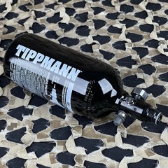 Tippmann 48/3000 Flat Bottom Aluminum Compressed Air Tank – Black (Fresh Hydro)