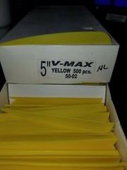 V-Max 5″ Vanes 150 Pack Arrow Fletchings 9 Color Choices yellow, orange, purple,