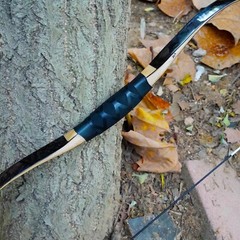AF Archery Tatar Recurve Bow, Traditional Laminated Horse Bow for Mounted Arc…
