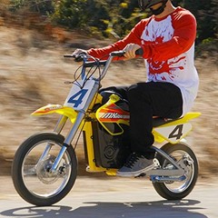 Dirt Rocket Electric Motocross Off-Road Bike Standard Packaging Mx650 (Yellow)