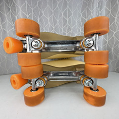 IMPALA Roller Skates Quad Women’s Size 11 Mimosa Indoor Tan Orange Derby Skates