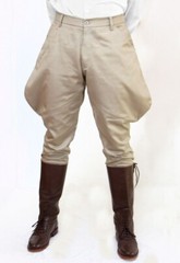 Beige Breeches For Women Horse Riding Polo Hinting Jodhpurs Baggy Trousers