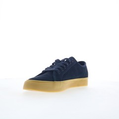 DC Manual LE ADYS300742-NKH Mens Blue Suede Skate Inspired Sneakers Shoes