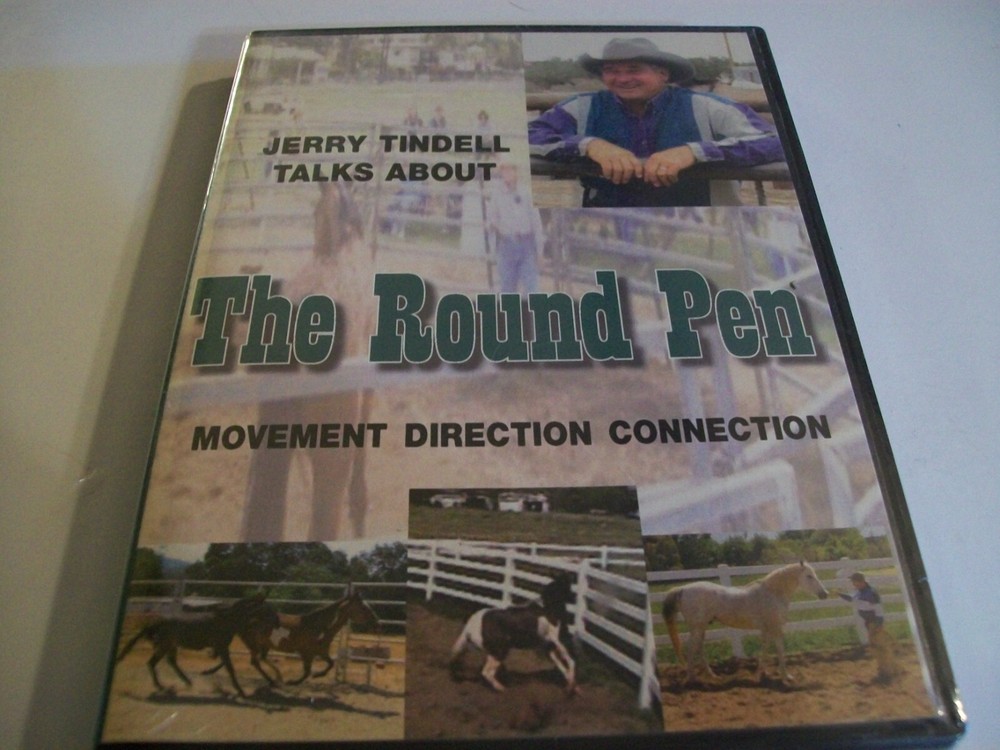 DVD video Horse training Jerry Tindell round pen pony mule horsemanship equine