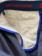 Vintage GS Blue Made in West Germany Breeches Riding Pants Sz 44