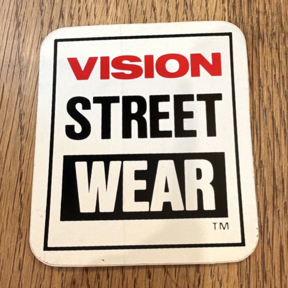 Vision Street Wear Model Logo Sticker Decal Skateboarding Graphic for Skateboard