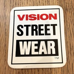 Vision Street Wear Model Logo Sticker Decal Skateboarding Graphic for Skateboard