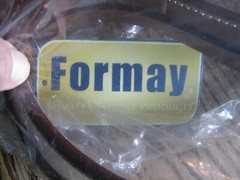 Formay Western Leather Browband Headatall 5/8″ Double & Stitched Chestnut Sealed
