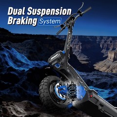 5000W App Control Travel Electric Scooter Offroad Tire E-Scooter 50Mph 25AH Fast