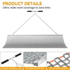 YINTATECH 3’x 6′ Heavy Duty Field Drag Mat for Baseball & Softball, Landscape…