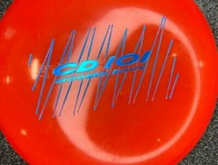 CD 101 Modern Rock Red/Blue New Unthrown Pristine Mini Disc Golf Innova #M170