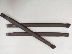 Lot 50 x 1 Empty Channel Leather Horse Browband All Sizes & Shapes (12 & 14 MM)