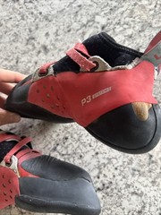 La Sportiva W Solution Comp Size 37.5 Climbing Shoes Made In Italy Used Vibram