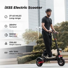 Electric Scooter Adults 1000W 11» Off Road E-scooter 28MPH Fast Speed 48V 15Ah