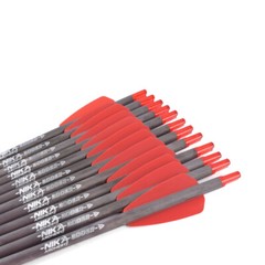 12Pcs 7.5″ Crossbow Bolts Carbon practice Arrows for Hunting Shooting Targeting