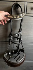Brown Bridle2Fit dressage Double bridle full Size