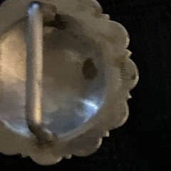 Victor Sterling Silver Overlay Loopback Conchos Bridle Rosettes Pair of 2