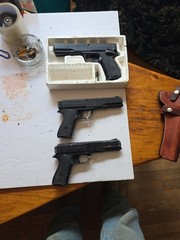 3 Vintage Marksman Air Pistols Parts Only Or For Repair None Working
